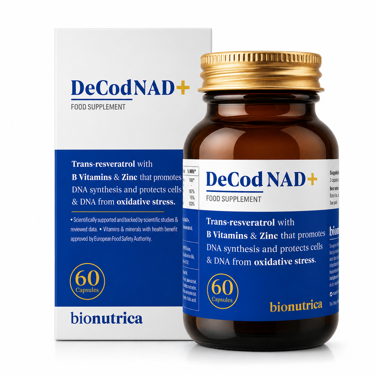 Bionutrica DeCod NAD+ - 60 Capsules