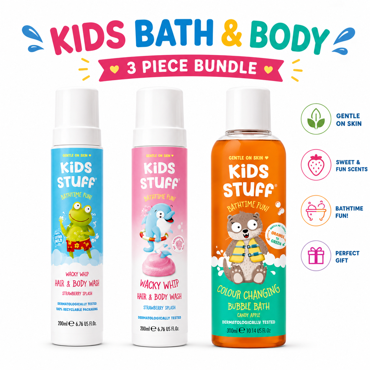 Kids Bath Time Fun Bundle