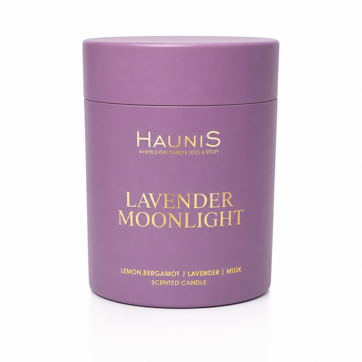 Haunis Lavender Moonlight Candle - 140g
