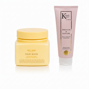 King Hair & Beauty Drench Repair Shampoo & Hey Hun Hair Mask Bundle