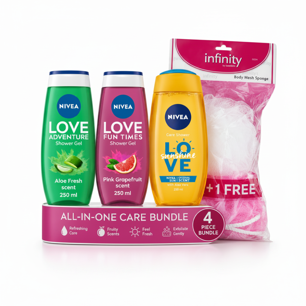 Nivea Love Shower Essentials Bundle