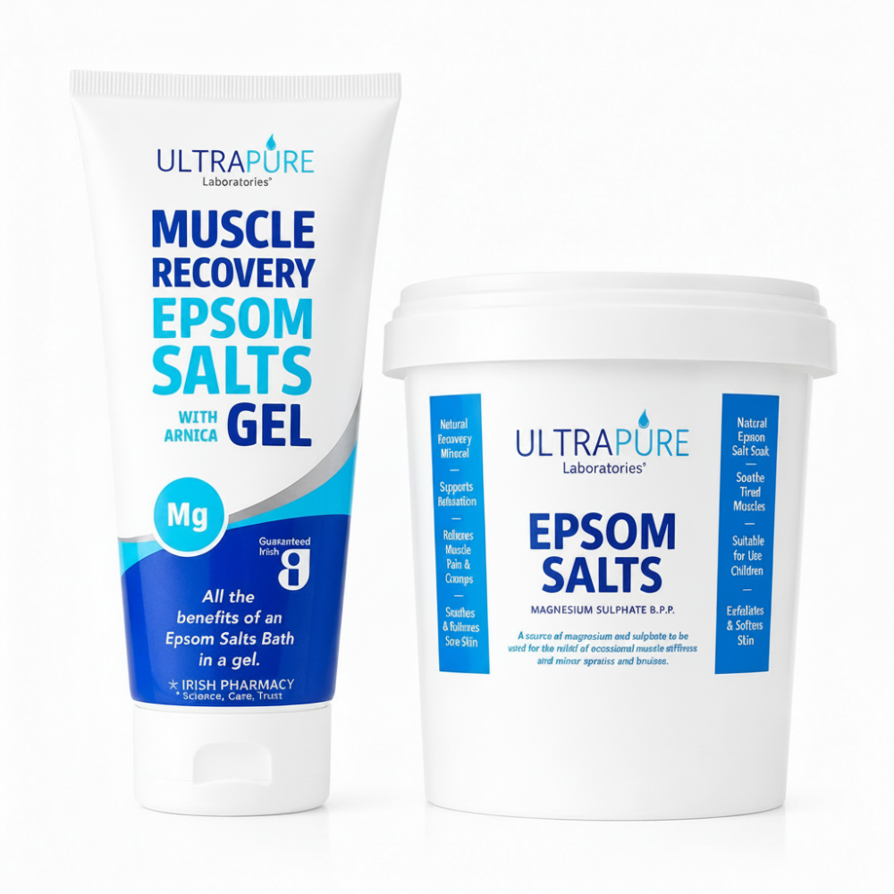 Ultra Pure Epsom Salts & Gel With Arnica Bundle