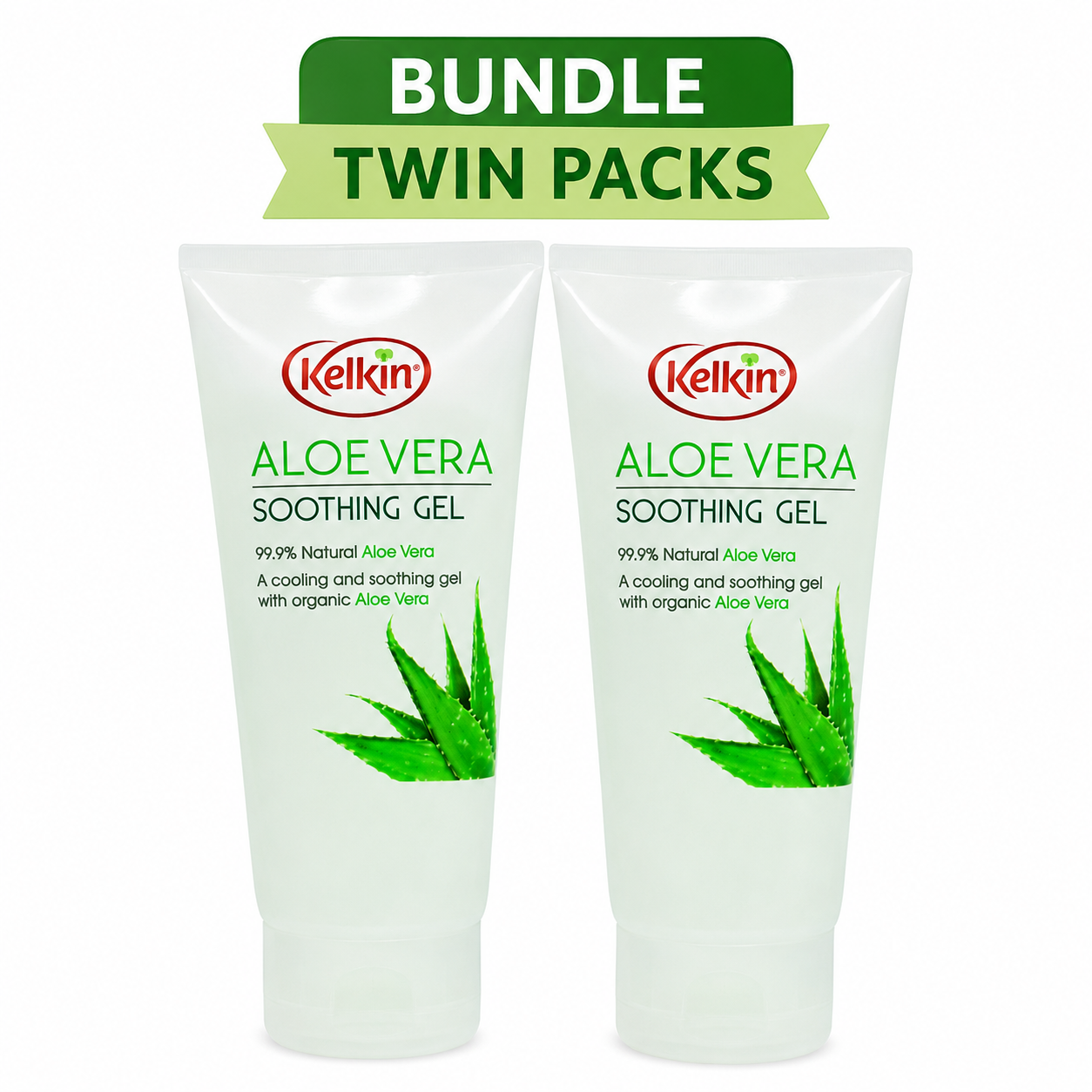 Kelkin Aloe Vera Soothing Gel - 200ml Twinpack