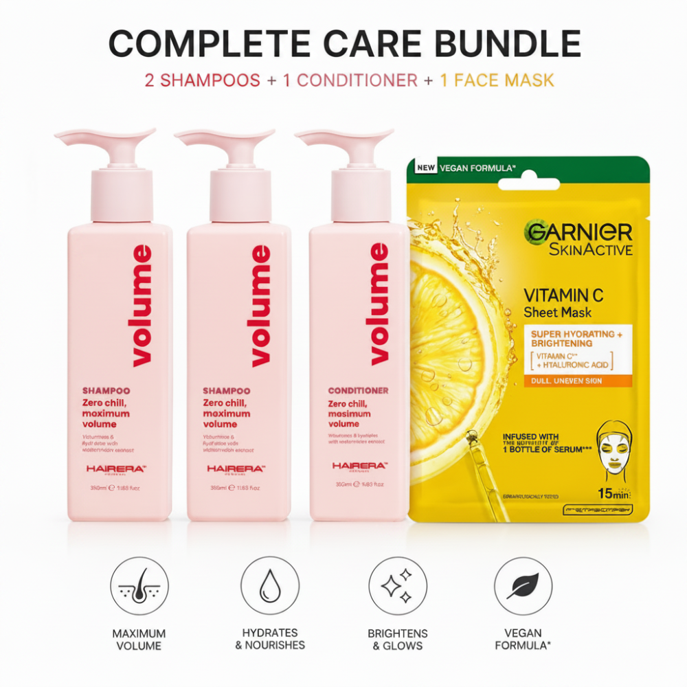 The Hair Era Volume Bundle & Face Mask