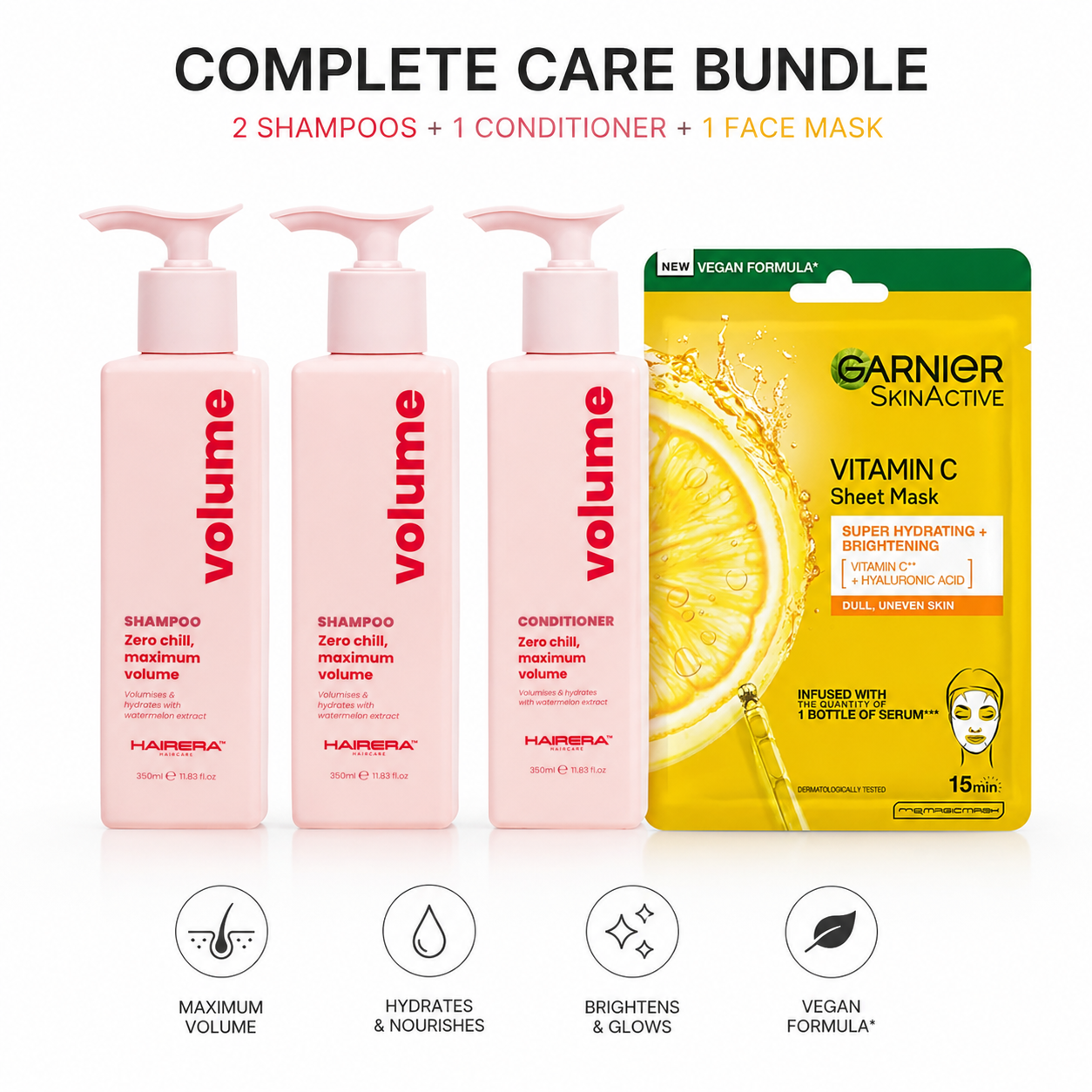 The Hair Era Volume Bundle & Face Mask