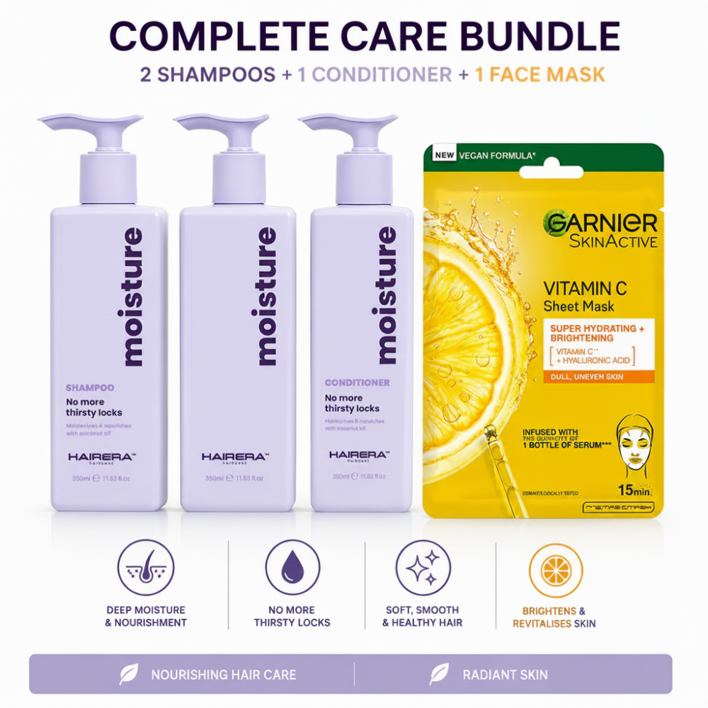The Hair Era Moisture Bundle & Face Mask