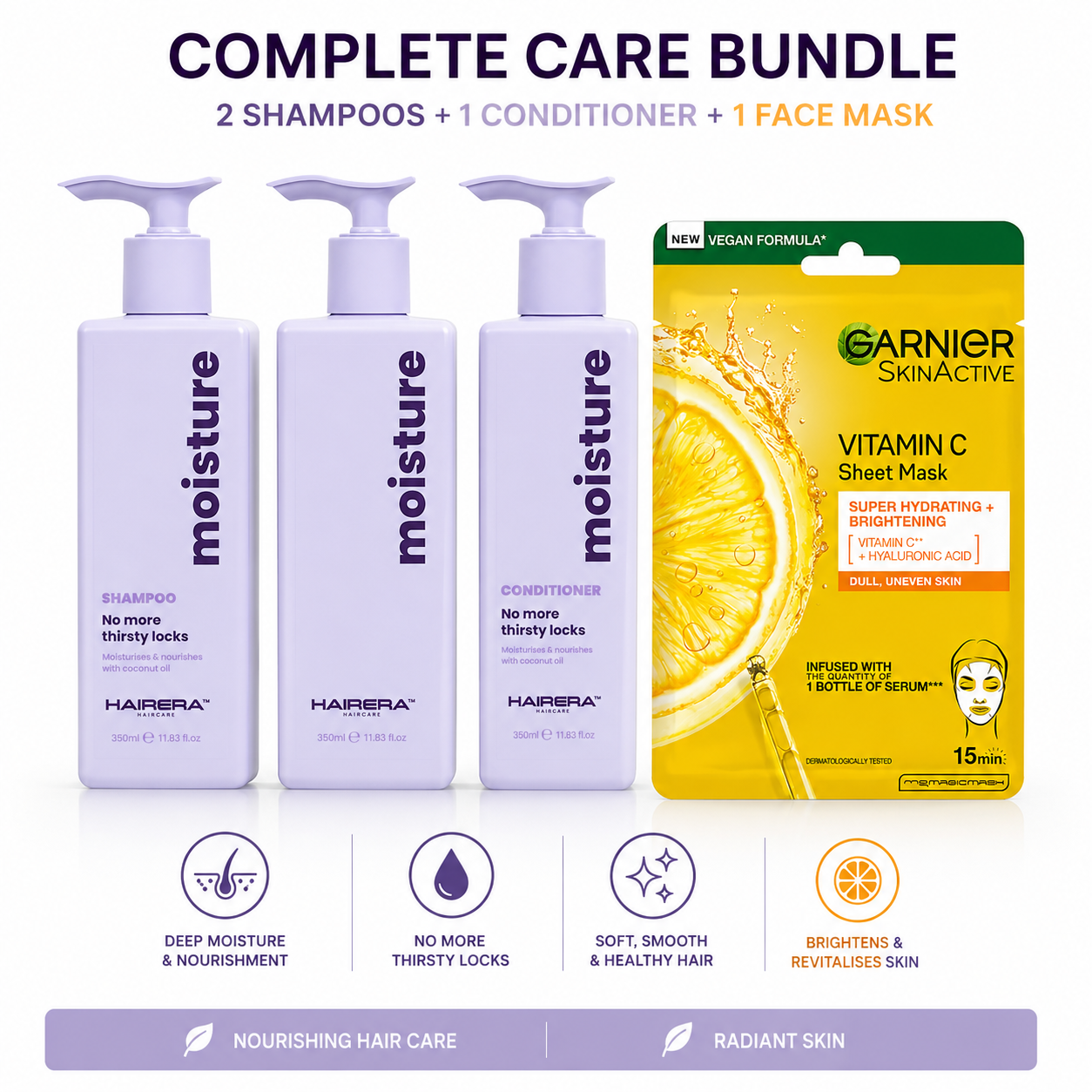 The Hair Era Moisture Bundle & Face Mask