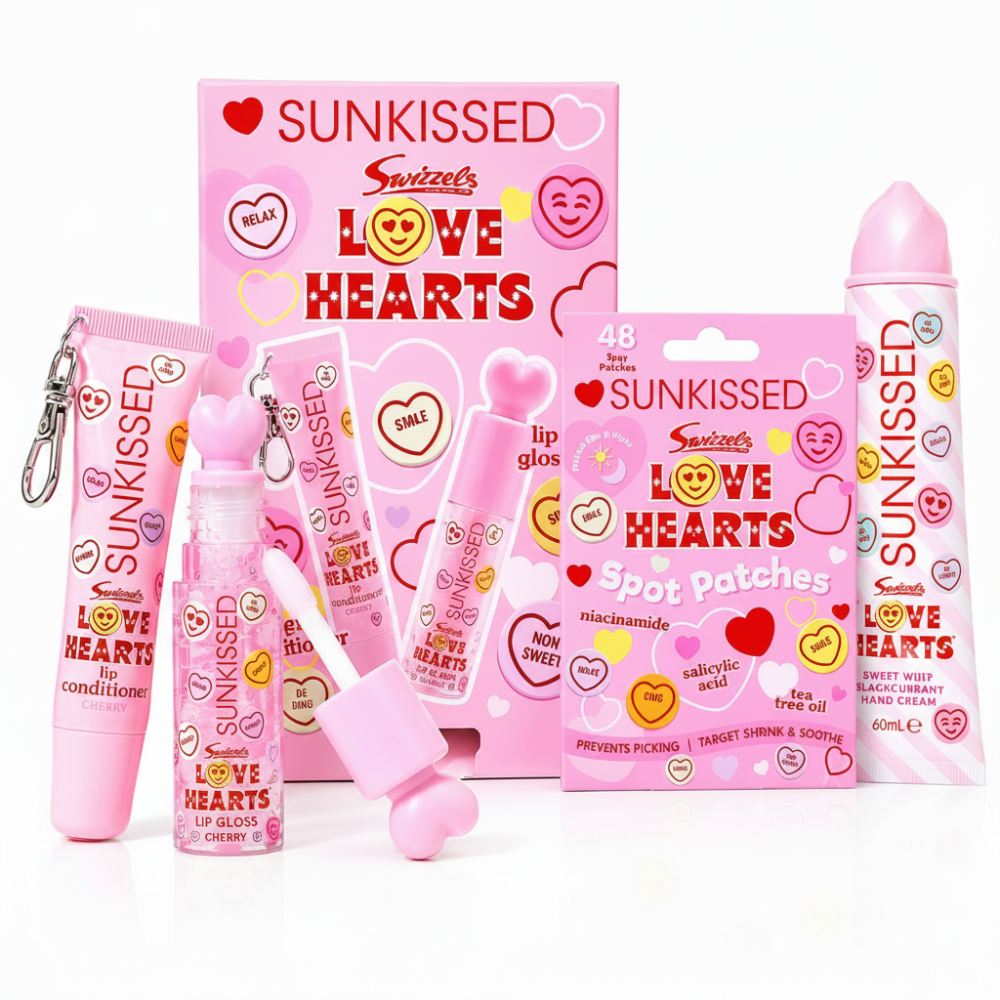 Love Hearts Sleepover Set