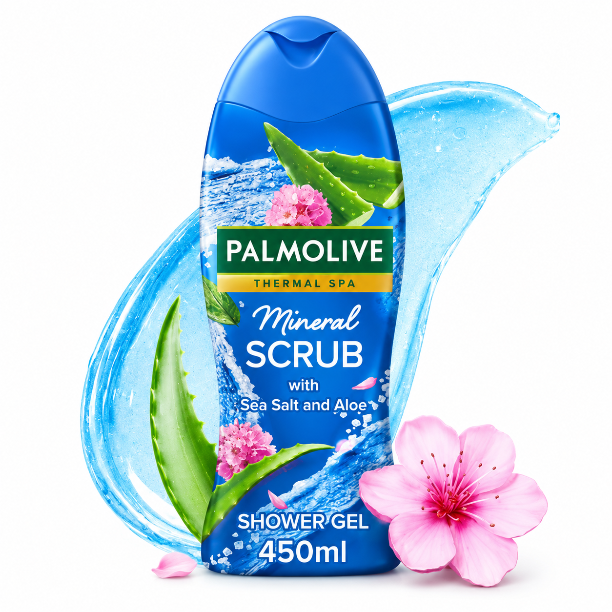 Palmolive Mineral Sea Salt Shower Scrub - 450ml
