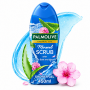 Palmolive Mineral Sea Salt Shower Scrub - 450ml