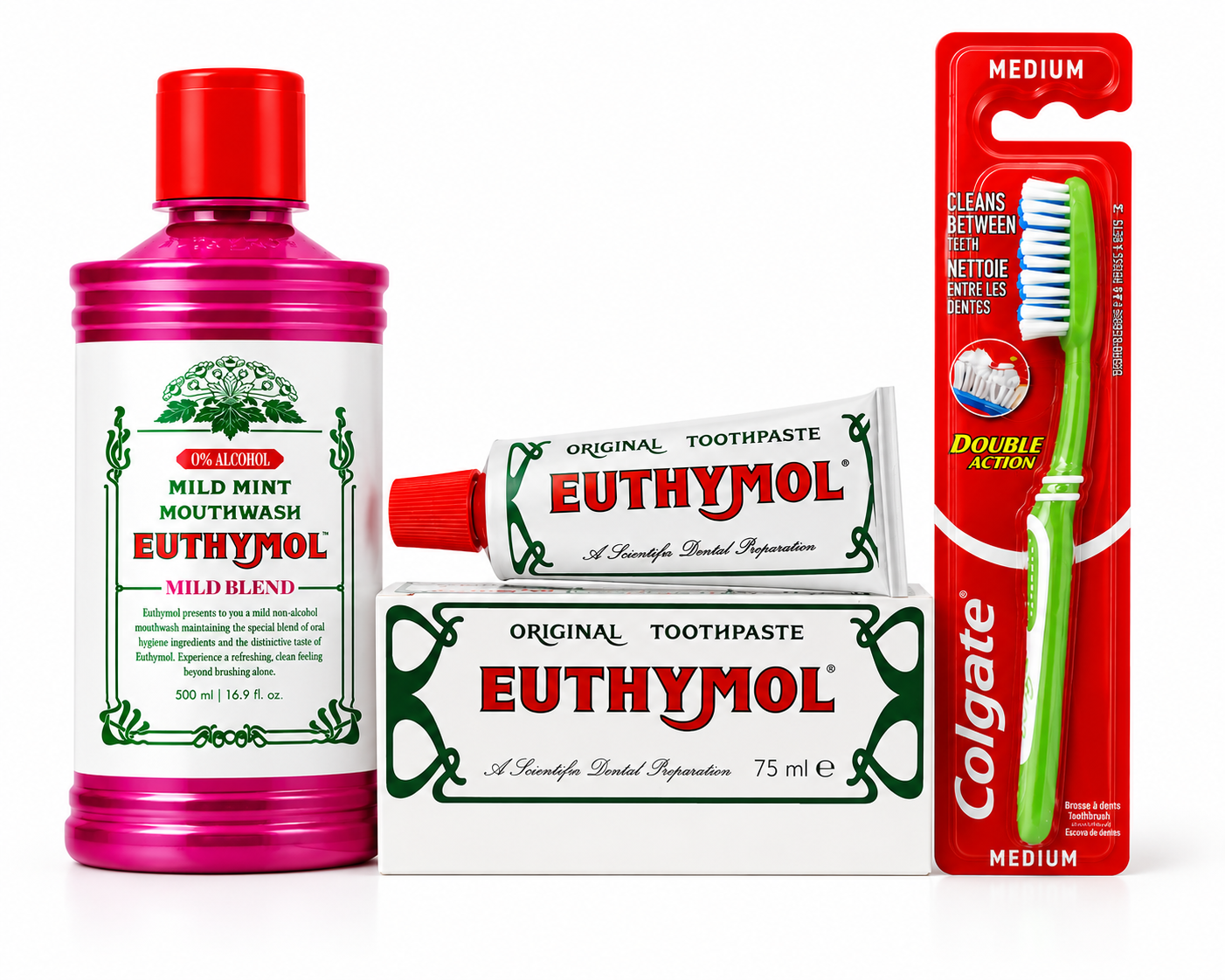 Euthymol Mild Mint Mouth Wash Bundle