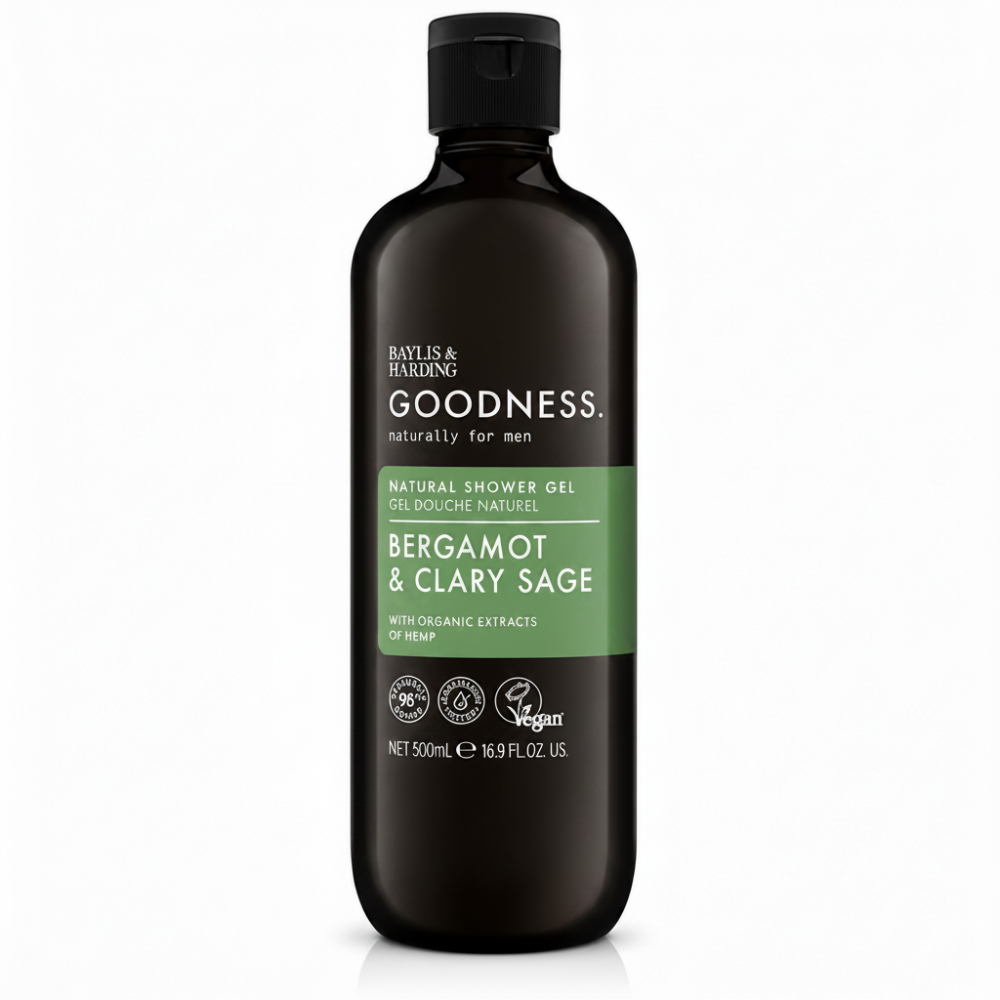 Baylis & Harding Mens Shower Gel Bergamot & Clary Sage