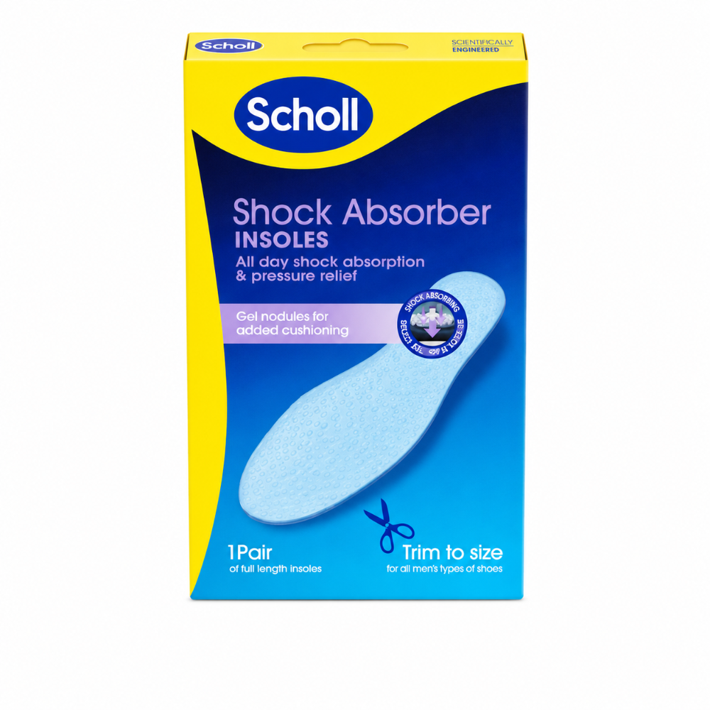 Scholl Shock Reducer Insole Folded
