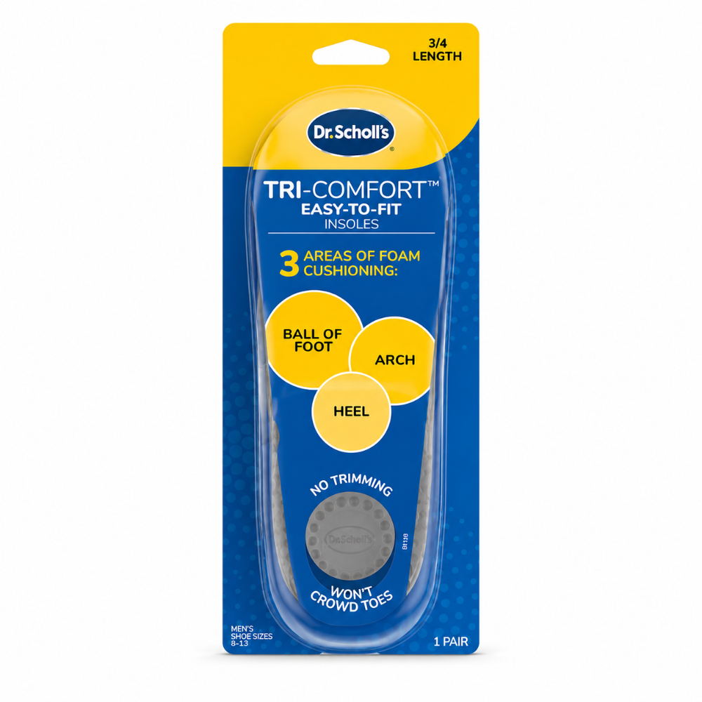 Scholl Tri-Comfort Easytofit Insoles