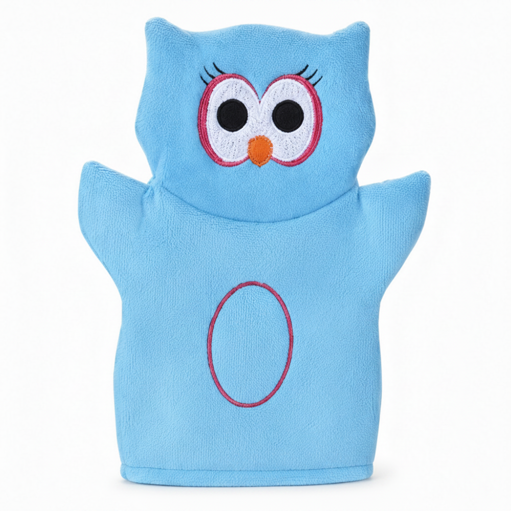 Kids Owl Bath Glove