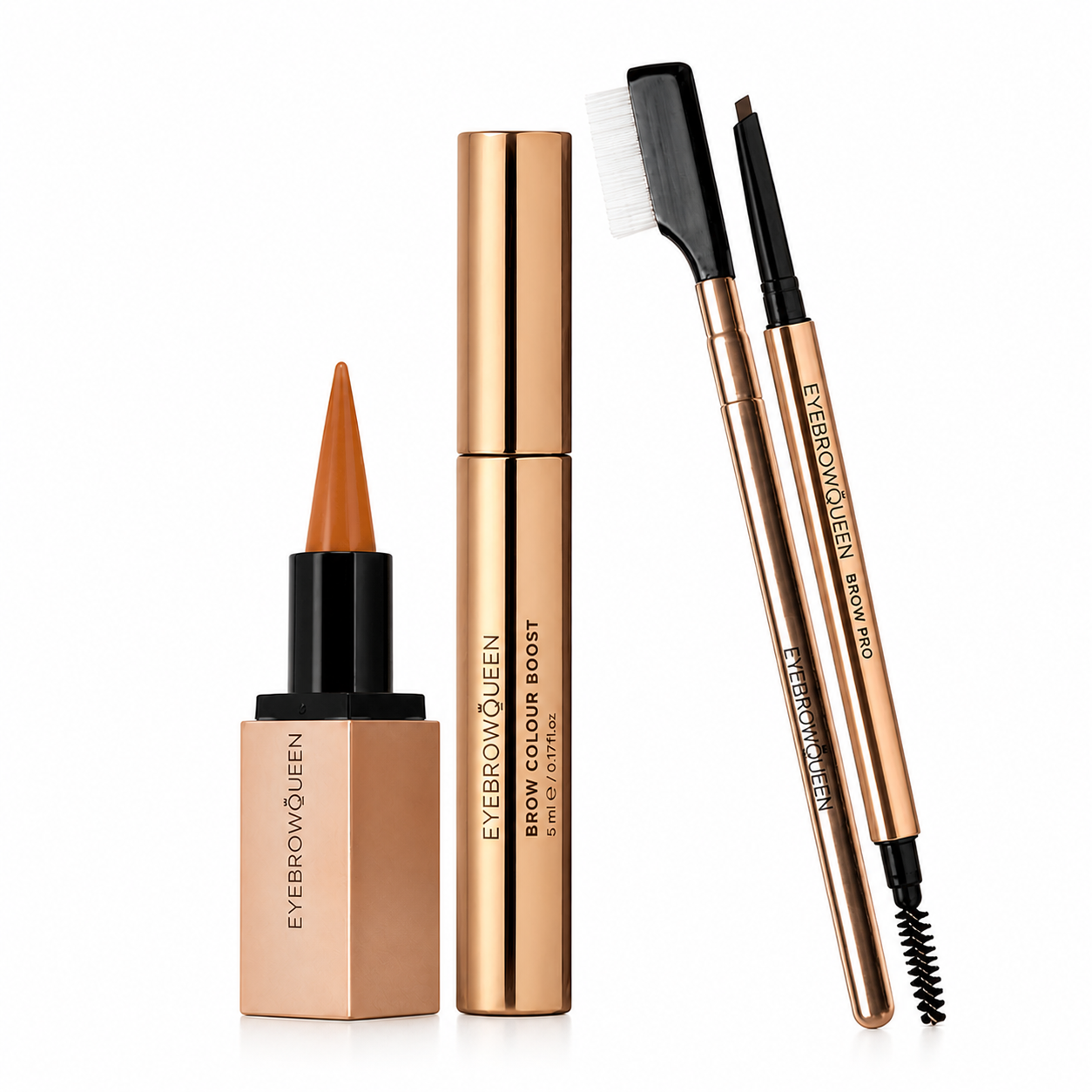 EyebrowQueen Ultimate Sculpt & Glow Bundle - Medium/Dark