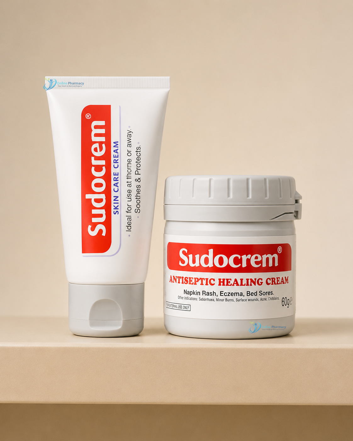 Sudocrem Antiseptic Healing Tub & Sudocrem Antiseptic Healing Cream Bundle
