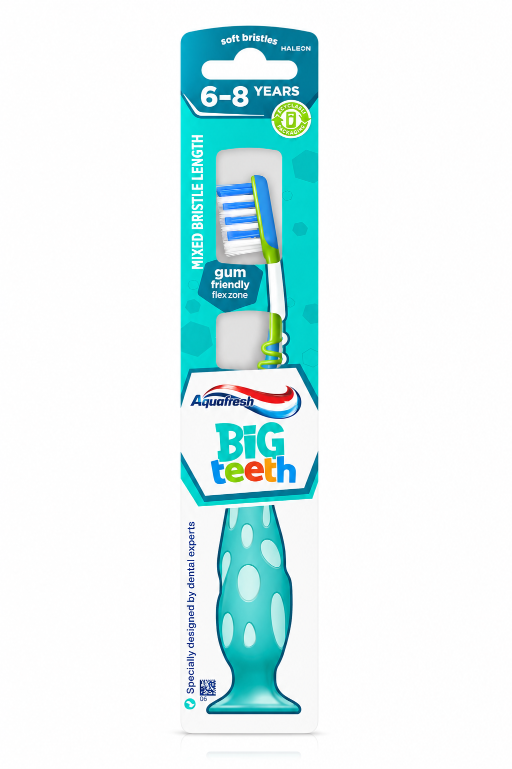 Aquafresh Big Teeth Toothbrush Blue - 6-8 Years
