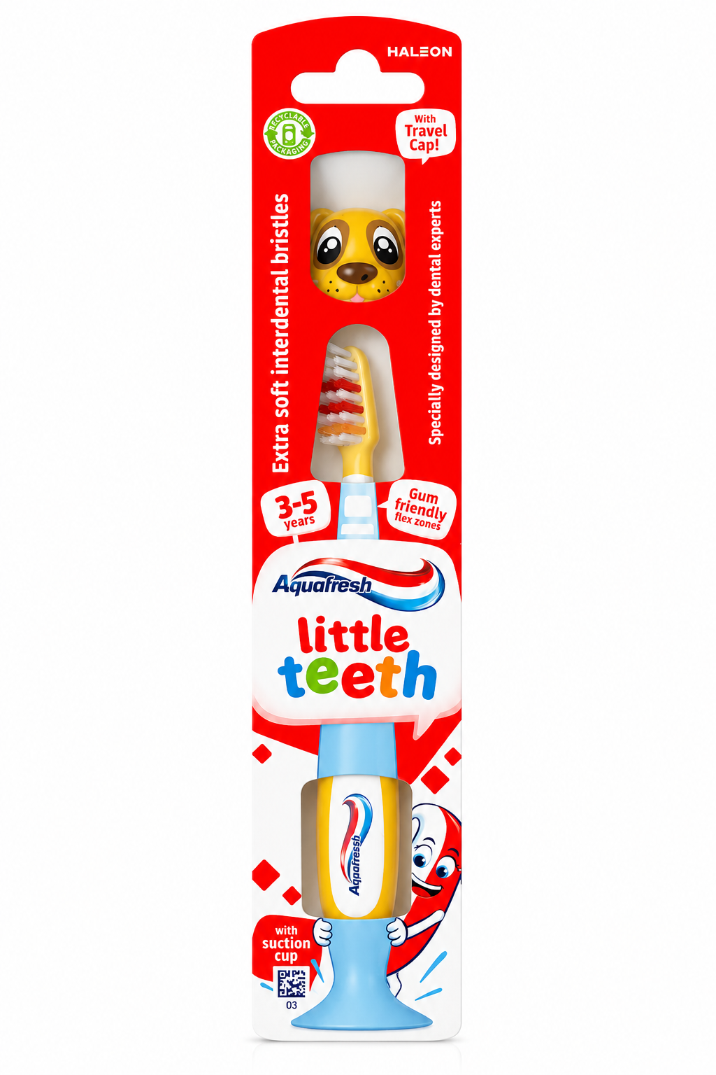 Aquafresh Little Teeth Toothbrush Dog - 3-5 Years