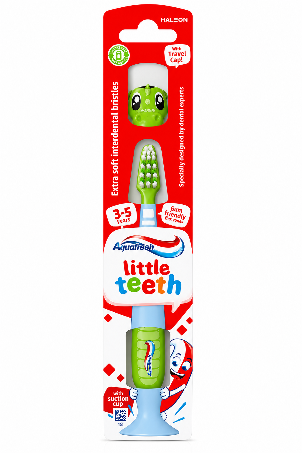 Aquafresh Little Teeth Toothbrush Frog - 3-5 Years