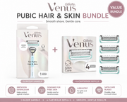 Gillette Women Venus Pubic Razor & Blades Bundle