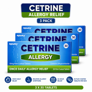 Cetrine Cetirizine Antihistamine Tablets - 3 Month Supply