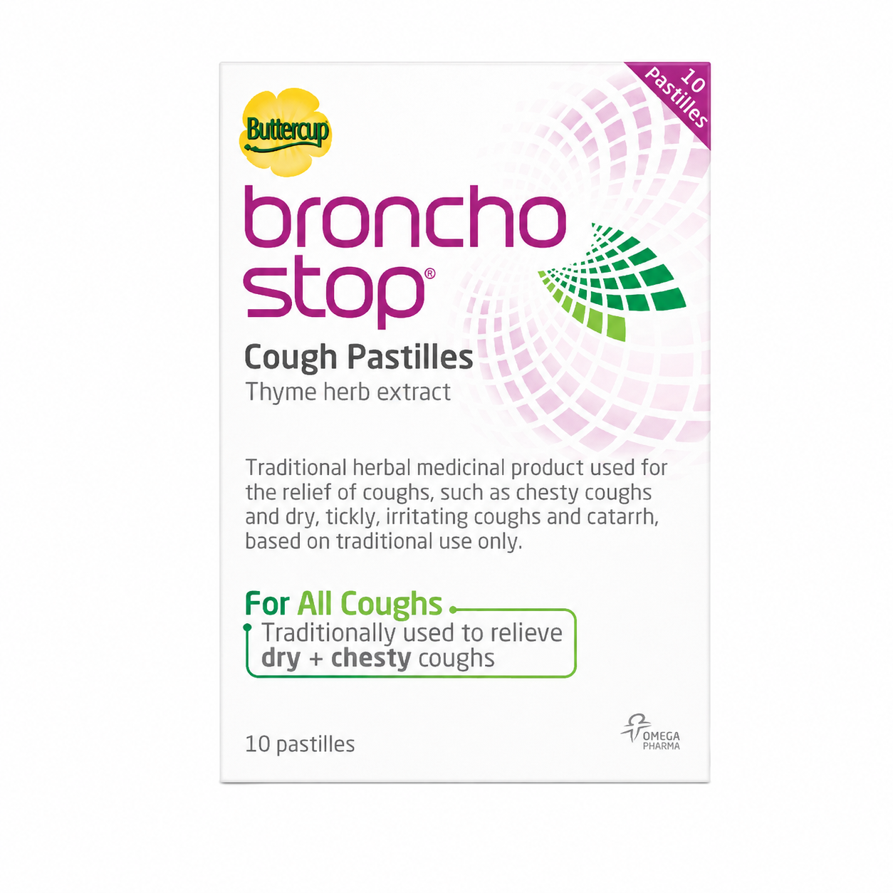 Buttercup Bronchostop Cough Pastilles - 10/20 Pack
