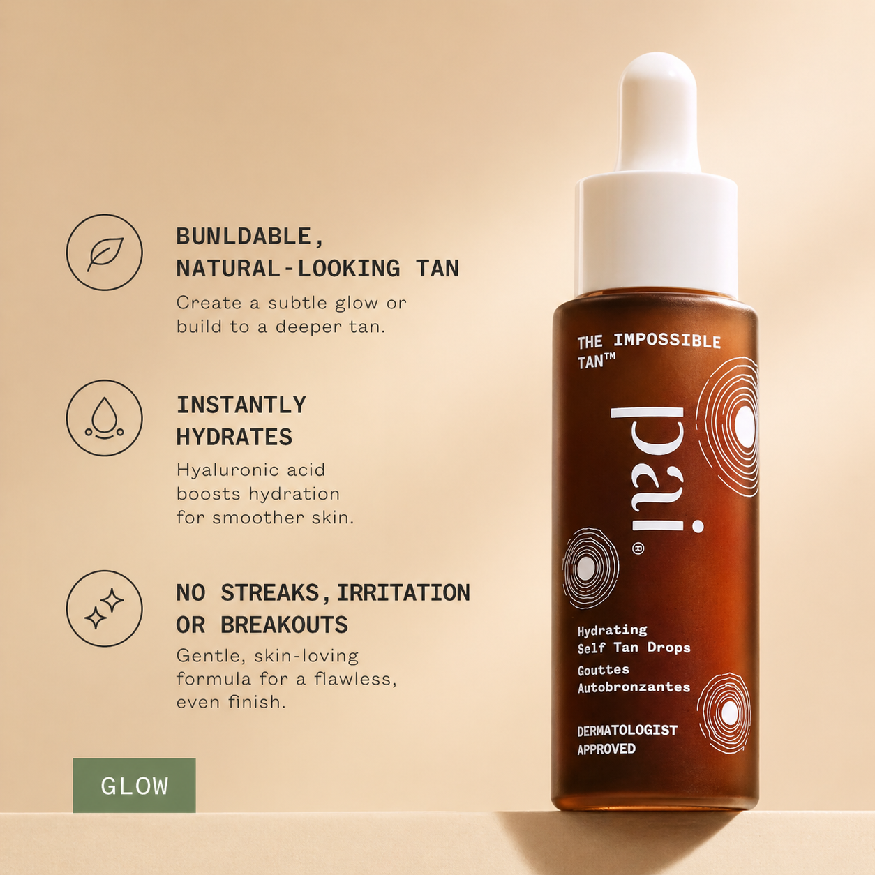 Pai The Impossible Tan™ Hydrating Self Tan Drops - 30ml