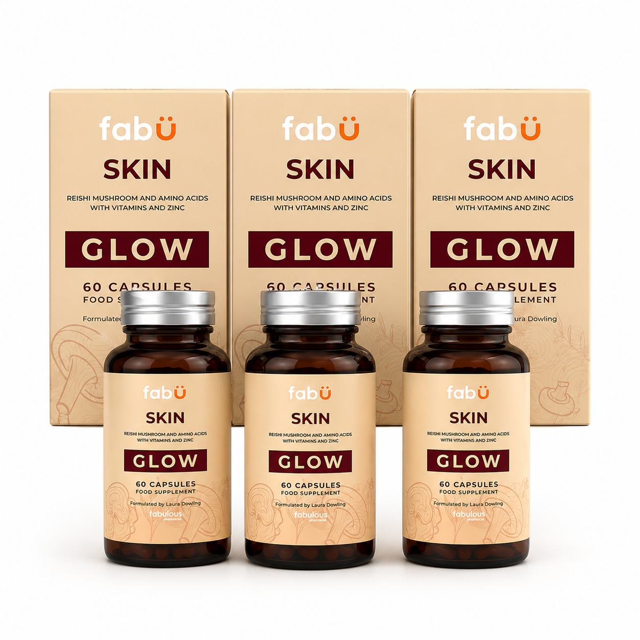 Fabu Skin Glow - 3 Month Bundle (3 x 60 Capsules)