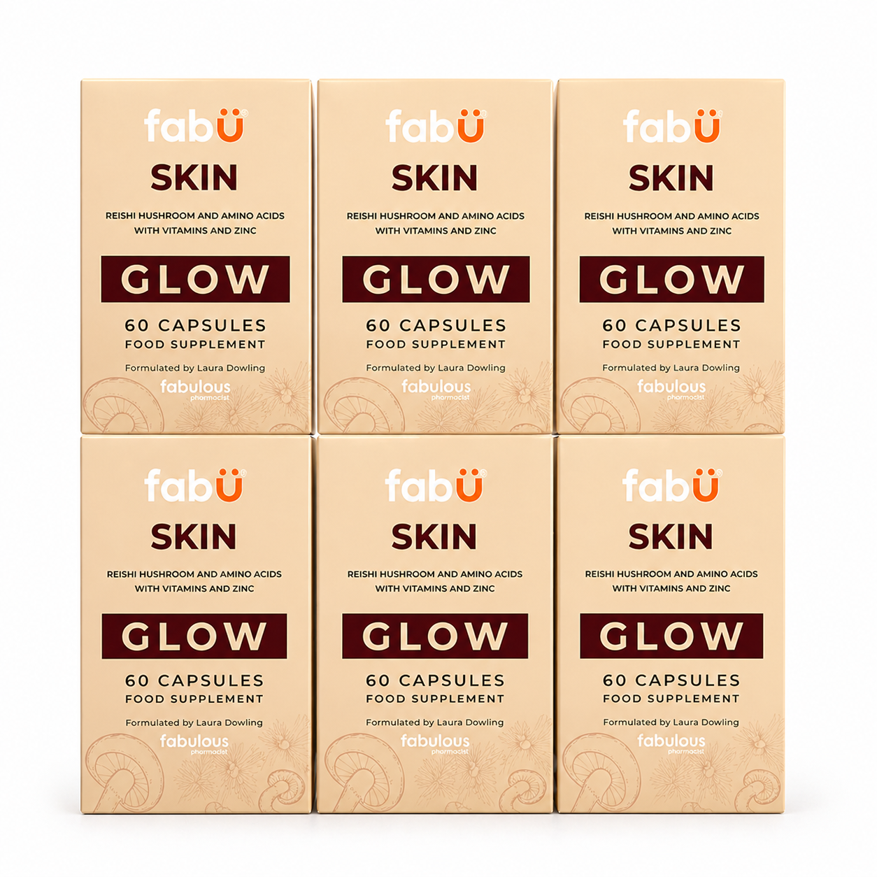 Fabu Skin Glow - 6 Month Bundle (6 x 60 Capsules)