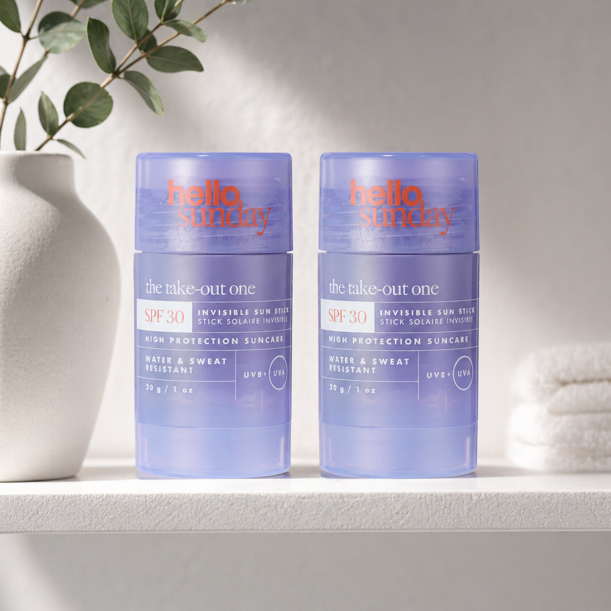 Hello Sunday The Take-Out One SPF30 - 30g x2 Pack
