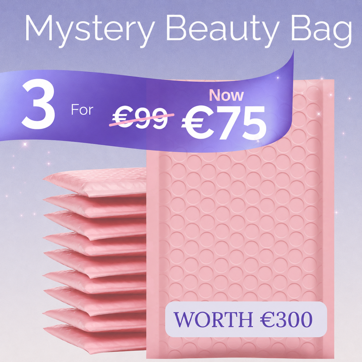 Mystery Beauty Bag - 3 for €75