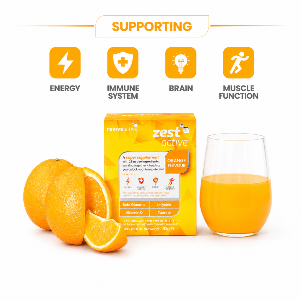 Revive Active Zest Active Food Supplement - 3 Months Supply (90 Sachets)