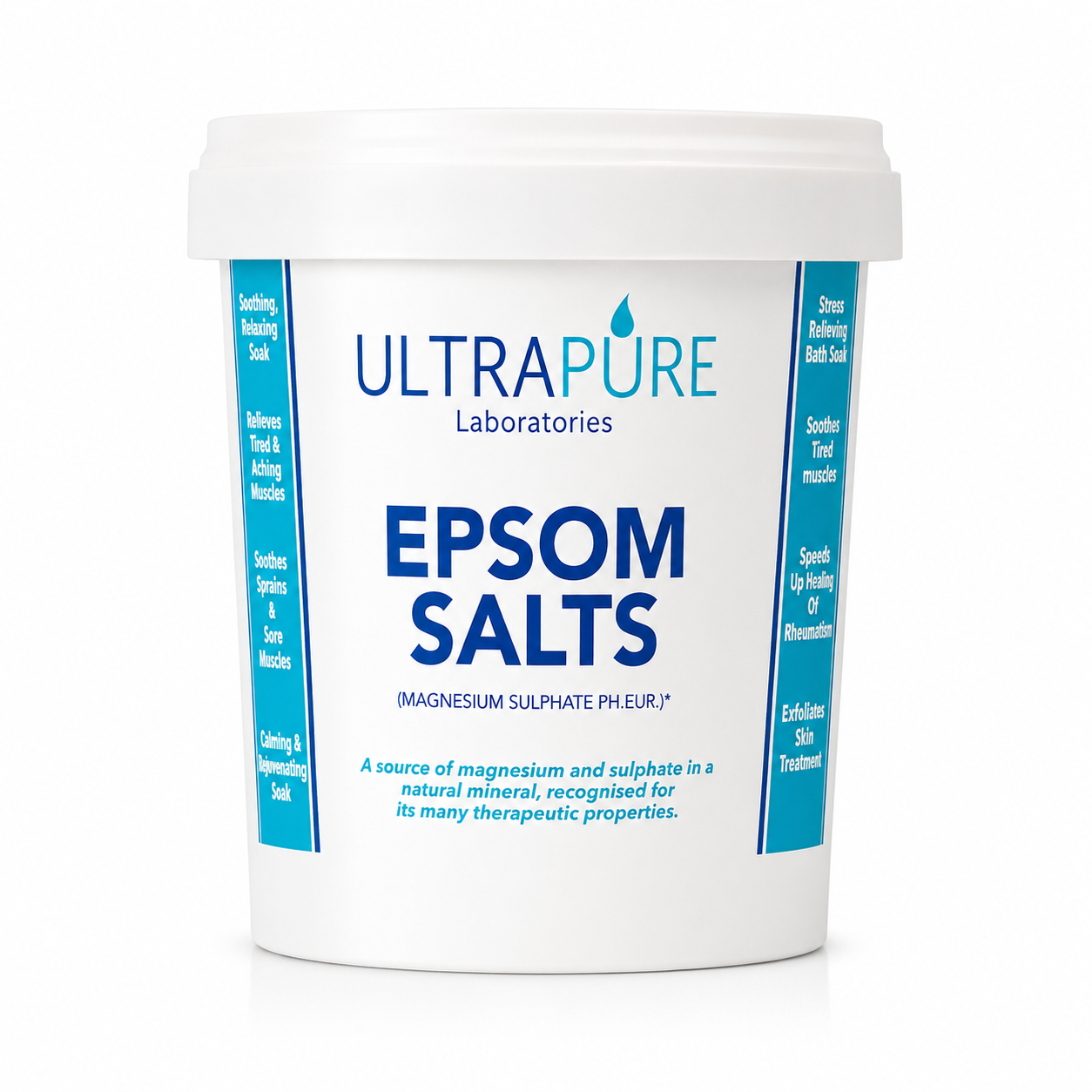 Ultrapure Epsom Salts - 125g / 250g / 500g / 1Kg / 4Kg