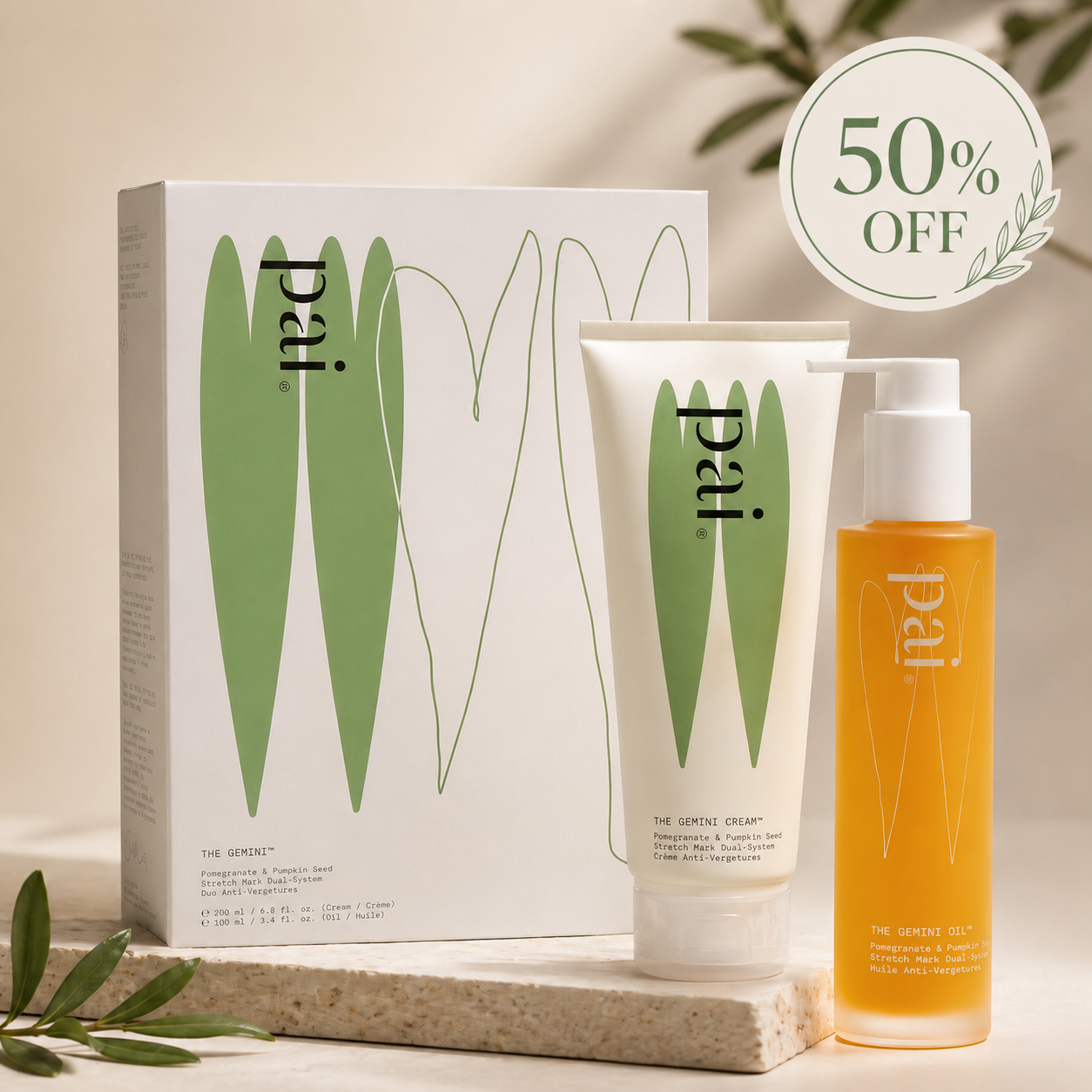 Pai - The Gemini™ Stretch Mark System - 2 Piece Set