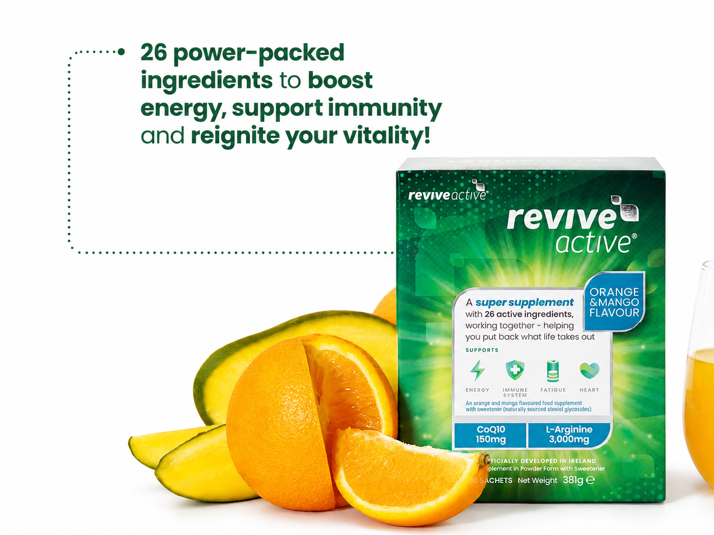 Revive Active Original Orange & Mango Sachets - 30 Pack