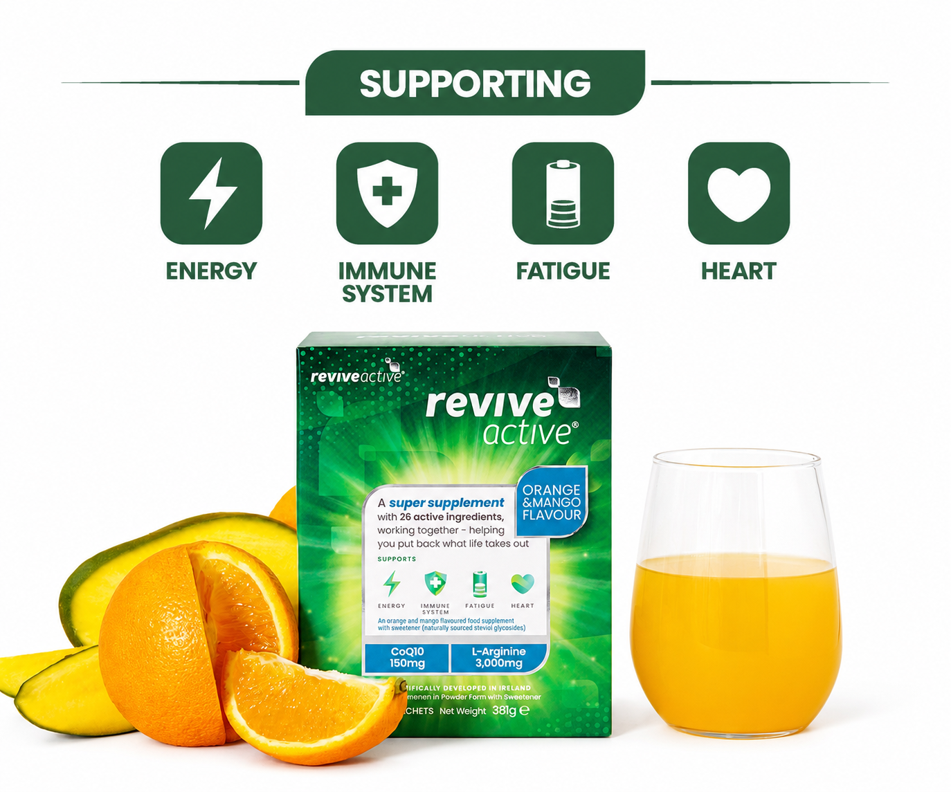 Revive Active Original Orange & Mango Sachets - 30 Pack