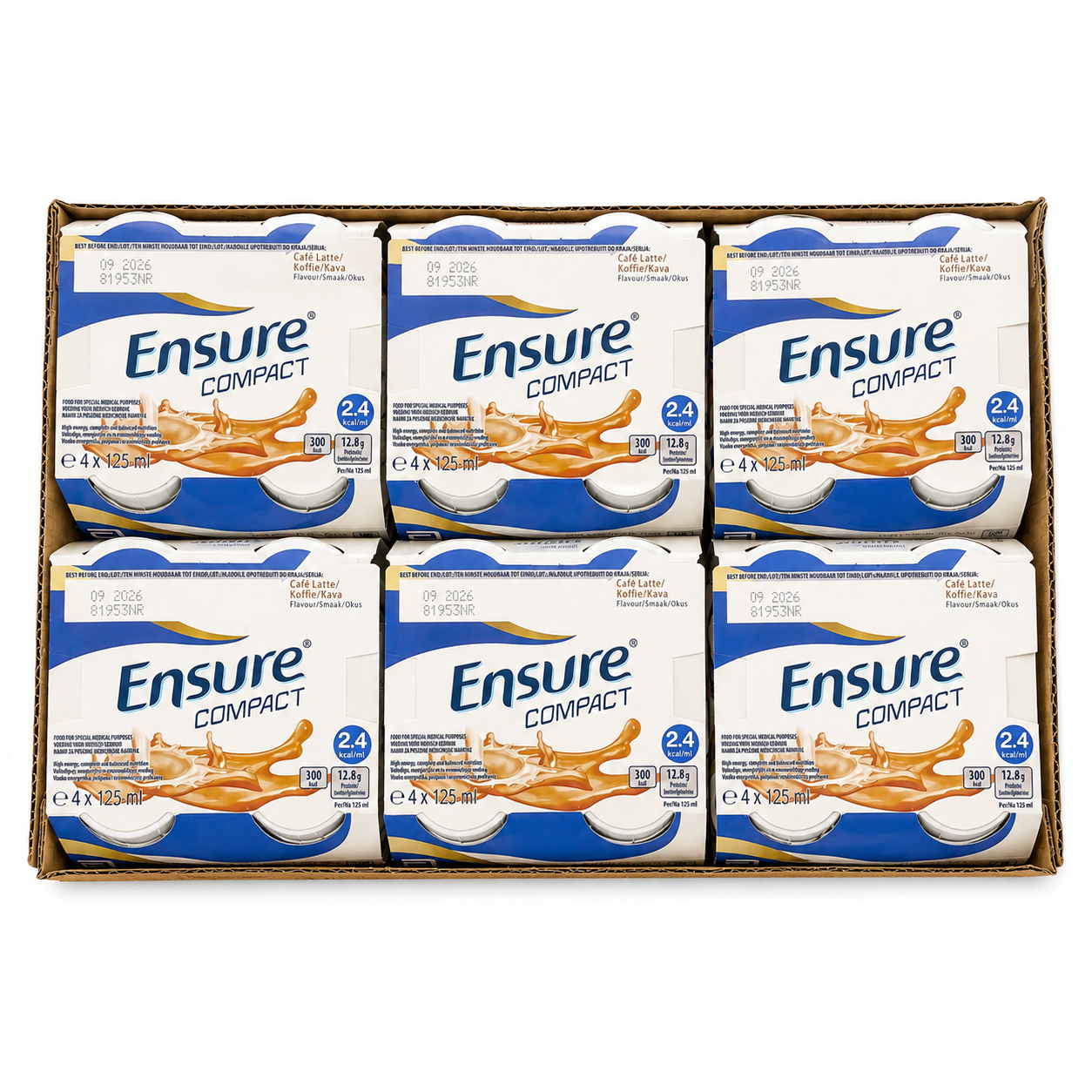 Ensure Compact Cafe Late Nutritional Drinks - 24 x 125ml Case