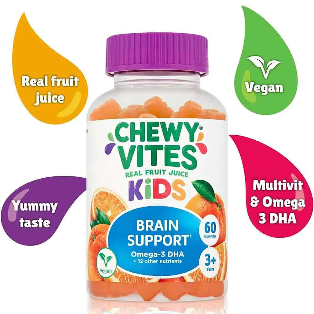 Chewy Vites Kids Brain Support 60 Gummies