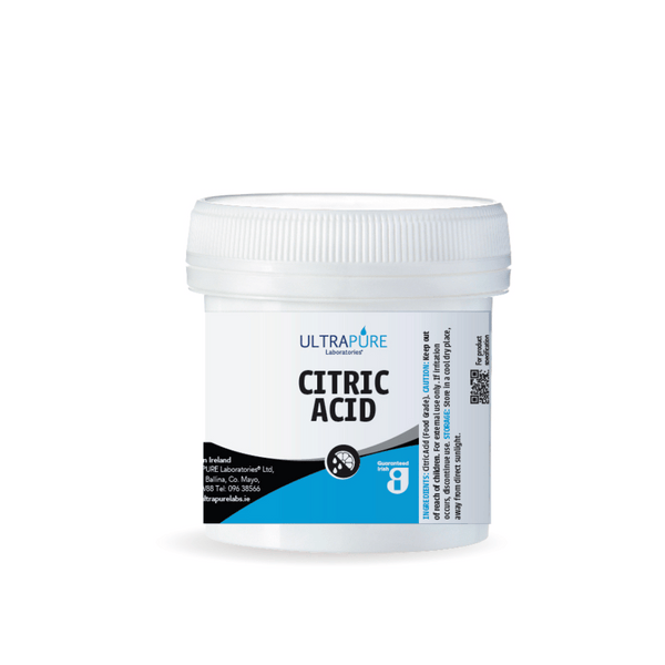 Ultrapure Citric Acid BP Powder  - 50g / 100g / 500g