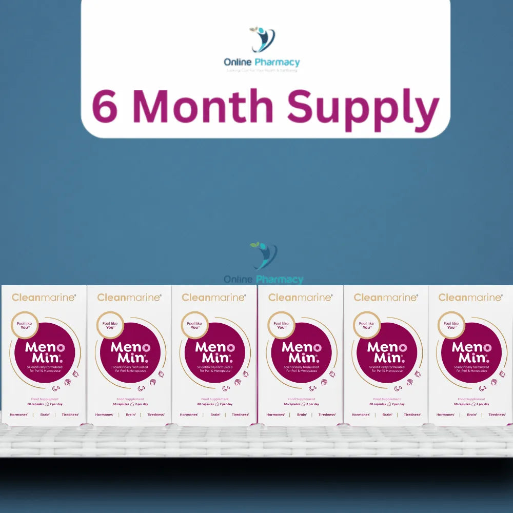 Cleanmarine MenoMin For Menopause - 6 Month Supply