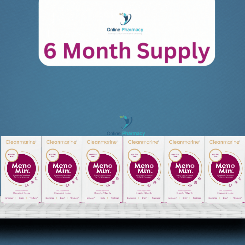 Cleanmarine MenoMin For Menopause - 6 Month Supply