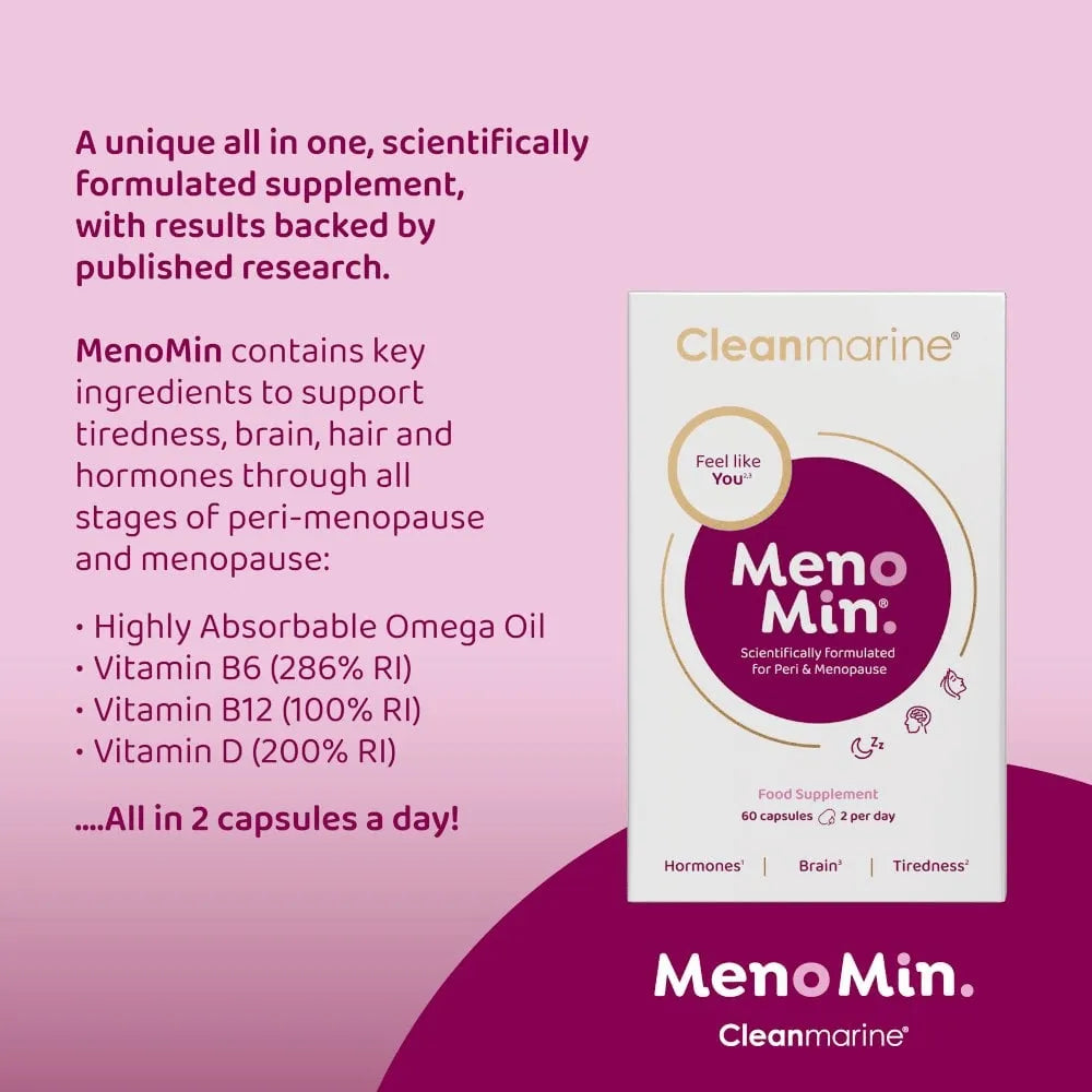 Cleanmarine MenoMin For Menopause - 3 Month Supply