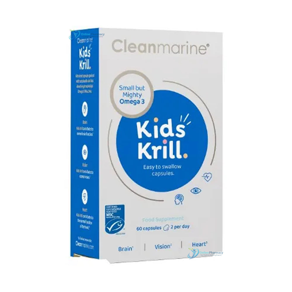 Cleanmarine Kids Krill 200mg - 60 Caps