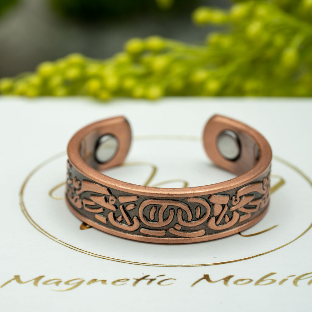 Clover Copper Ring