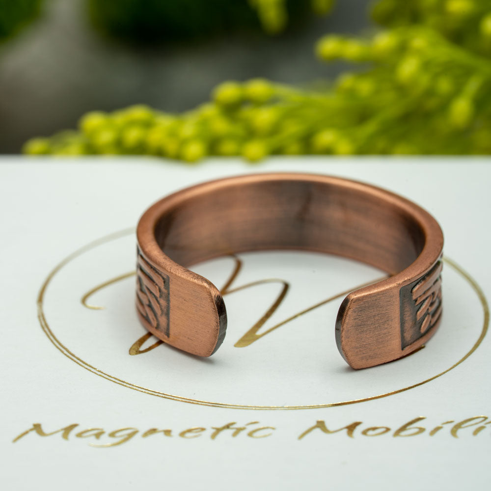Clover Copper Ring