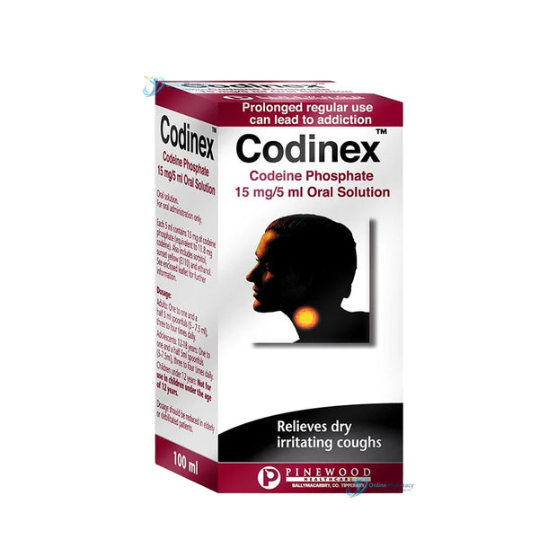 Buy Codinex (Codeine) Dry Cough Treatment Online – OnlinePharmacy