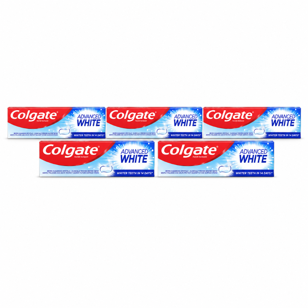 Colgate Advanced White Toothpaste - 5 Pack