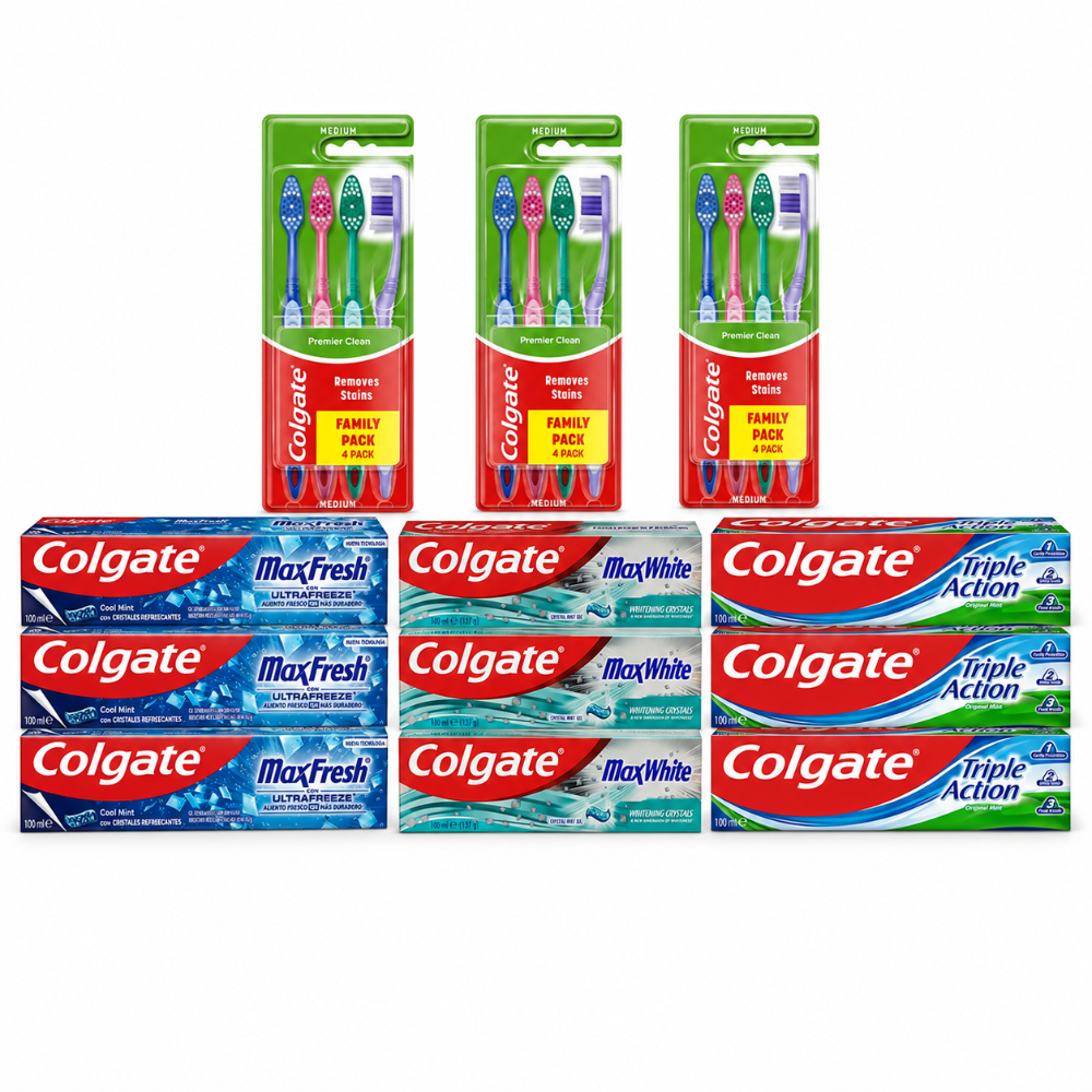 Colgate Complete Family Oral Care Bundle