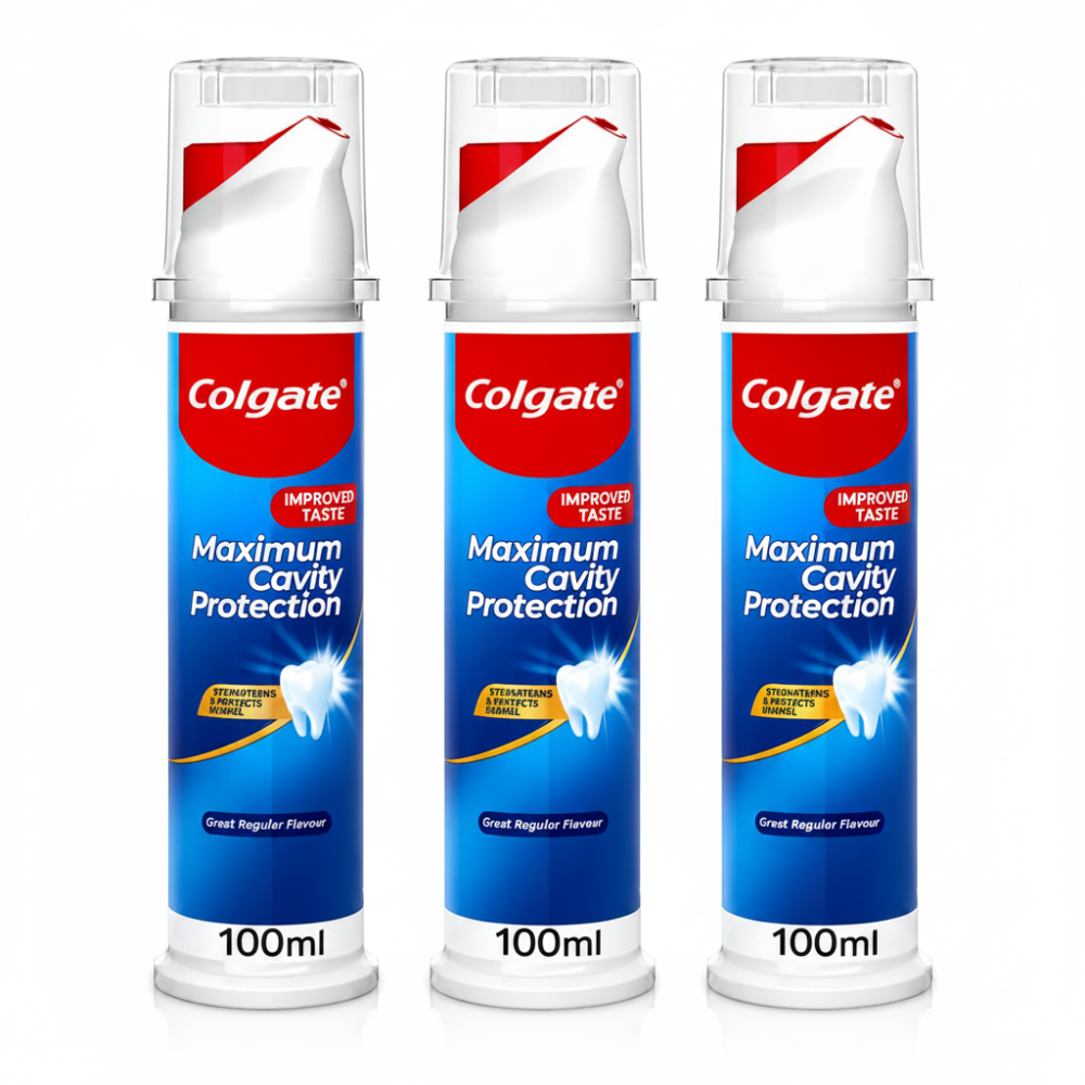 Colgate Maximum Cavity Protection Pump 3 Pack